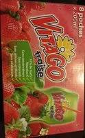 Quantité de sucre dans Vitago fraise