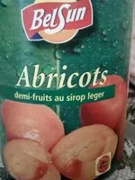 入っている砂糖の量 Abricots demi-fruits au sirop léger