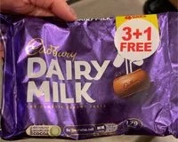 入っている砂糖の量 Dairy milk