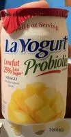 Suhkru kogus sees La yogurt