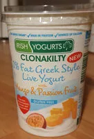 糖質や栄養素が Irish yogurts