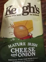 Jumlah gula yang masuk Keogh's Mature Irish Cheese and Onion