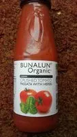 Количество сахара в Bunalun Organic Crushed Tomato Passata With Herbs G / F