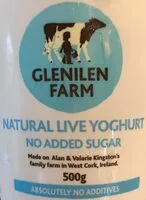 入っている砂糖の量 Natural live yoghurt