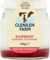 入っている砂糖の量 Glenilen Farm Raspberry & Natural Live Yoghurt