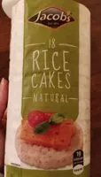 Quantité de sucre dans Jacobs Rice Cakes Natural
