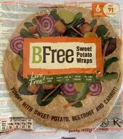 入っている砂糖の量 Bfree sweet potato wraps