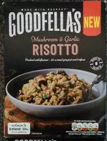 Sokerin määrä sisällä Mushroom and garlic risotto
