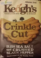 Jumlah gula yang masuk Crinkle Cut Irish Sea Salt and Crushed Black Pepper