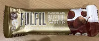 Suhkru kogus sees FulFil Chocolate Hazelnut Whip Vitamin & Protein Bar