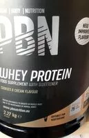 Количество сахара в Whey Protein Cookies & Creme Flavour