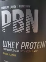 Количество сахара в PBN WHEY PROTEIN Banana Flavour