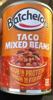 Jumlah gula yang masuk Taco mixed beans