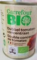 Sokerin määrä sisällä Double concentré de tomates