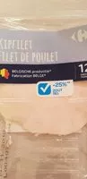चीनी की मात्रा Filet de poulet -25% sel