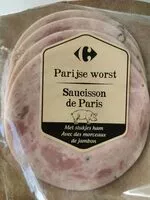 Zuckermenge drin Saucisson de Paris