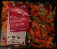 Sucre et nutriments contenus dans Wok china met babymais