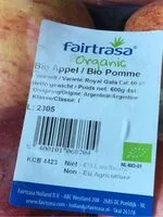 Sucre et nutriments contenus dans Fairtrasa