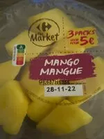 Cantidad de azúcar en mango mangue