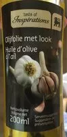 Sokerin määrä sisällä Huile d'olive a l'ail