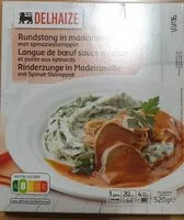 含糖量 Langue de boeuf sauce Madère