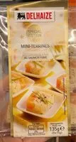 İçindeki şeker miktarı Mini terrines au saumon fumé