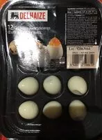 Количество сахара в Oeuf de caille cuits