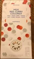 Sokerin määrä sisällä Chocolat au lait à la boix de coco grillée et au curry rouge