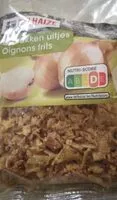 含糖量 Oignons frits