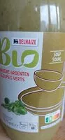 Cantidad de azúcar en Soupe aux légumes verts bio