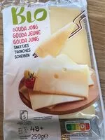 Sokerin määrä sisällä Gouda jeune - Tranches