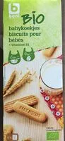入っている砂糖の量 Biscuits pour bébé