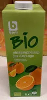 Sokerin määrä sisällä Boni Bio jus d'orange