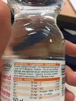 Sugar and nutrients in Sparkling spring water