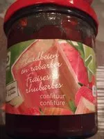 入っている砂糖の量 Confiture fraises et rhubarbes