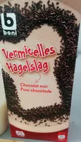 İçindeki şeker miktarı Vermicelles Chocolat Noir