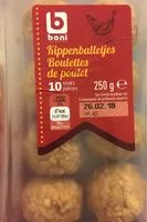 Suhkru kogus sees Boulettes de poulet
