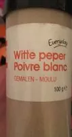 Amount of sugar in Poivre blanc