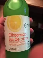 Sucre et nutriments contenus dans Citroensap