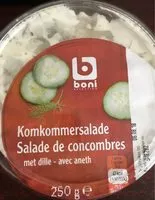 Zuckermenge drin Salade de concombres