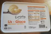 İçindeki şeker miktarı IJs - Glace goût vanille