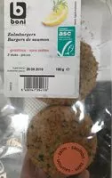 Quantité de sucre dans Burgers de saumon