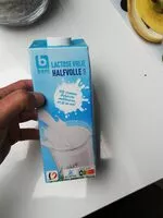 入っている砂糖の量 Lait sans lactose demi-écrémé