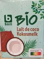 Suhkru kogus sees Lait de coco -