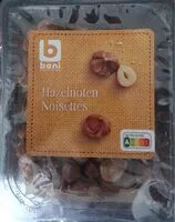 入っている砂糖の量 Noisettes