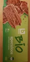 入っている砂糖の量 Spéculoos bio