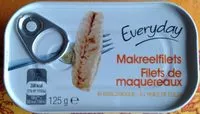 İçindeki şeker miktarı Filets de maquereaux