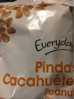 İçindeki şeker miktarı Pinda's Cacahuetes