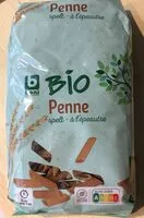 Sokerin määrä sisällä Penne bio à l'epeautre