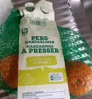 Sokerin määrä sisällä Mandarines à presser